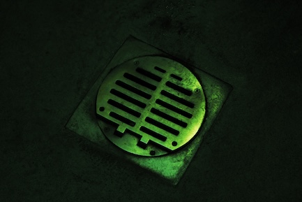 drain cover in street