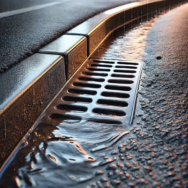 Image of a blocked drain in Lincoln Green Leeds West Yorkshire, highlighting expert Drain Unblocking services.