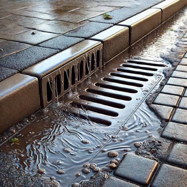 Image of a blocked drain in Stourton Leeds West Yorkshire, highlighting expert services.