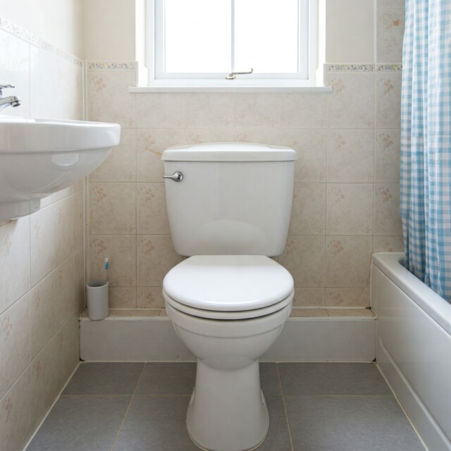 Image of a modern toilet in Clifford with potential blocked drain issues, requiring professional unblocking services.